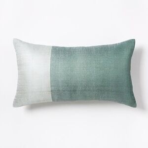 West Elm‎ Sari Silk Two-Toned Pillow
